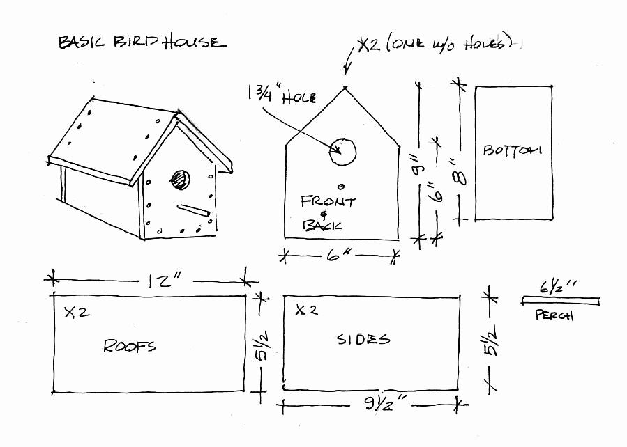 blue jay birdhouse plans Fresh Lovely Simple Bird House Plans 2 The Boy s Almanac Free Bird