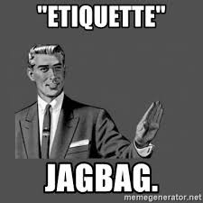 jag bag logo etiquette