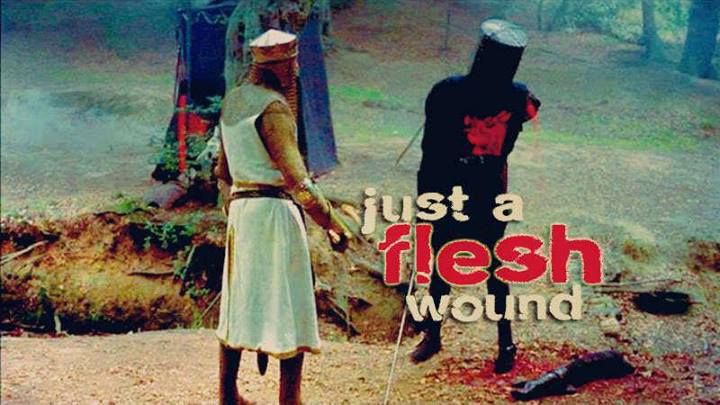 jst a flesh wound
