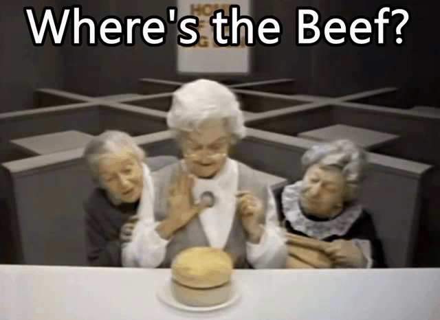 WHERES THE BEEF